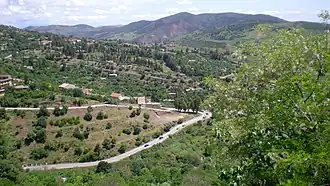 Vue du mont Zaccar dans région de Miliana.
