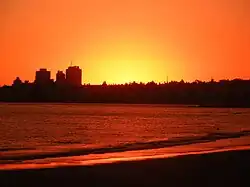 Coucher de soleil à Malvín.