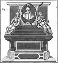 Tombeau de Guillaume de Montholon (gravure de 1790).
