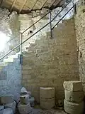 L'intérieur du donjon.