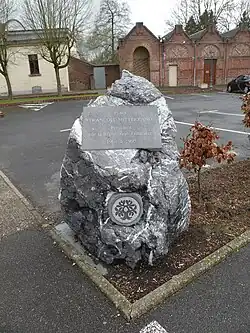 Stèle à François Mitterrand.