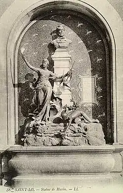 Saint-Lô, Monument à Léonor-Joseph Havin (1799-1868) (1888).