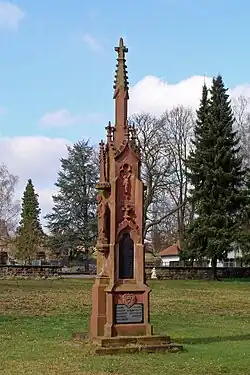 Monument de la catastrophe minière de L'Hôpital (Moselle) érigé à Lauterbach.