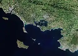 Image satellite du sud Morbihan.