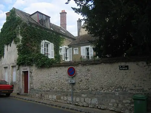 La dernière maison de Sisley,où il emménage en avril 1892au no 19 rue Montmartre à Moret-sur-Loing.