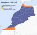 Protectorats espagnol et français au Maroc, 1912-1940, 1945-1956/1958.