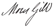 Signature de Moses Gill