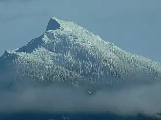 Le mont Pilchuck en hiver.