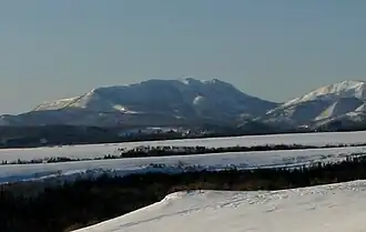 Vue du mont Shibetsu.
