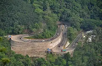 Route de la passe de Thamarassery