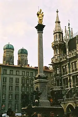 La Marienplatz.