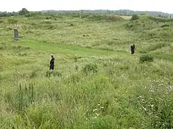 La place forte de Muhu, site où les Estes se sont rendus aux croisés en 1227.