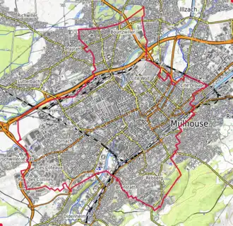 Carte topographique.