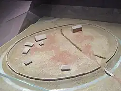 Motte castrale des Habsbourg vers 1050.