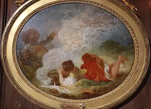 Jean-Honoré Fragonard, Perrette et le pot au lait, vers 1770.
