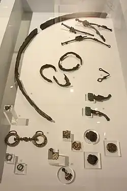 Matériel d'une tombe à char, Orval (Manche).