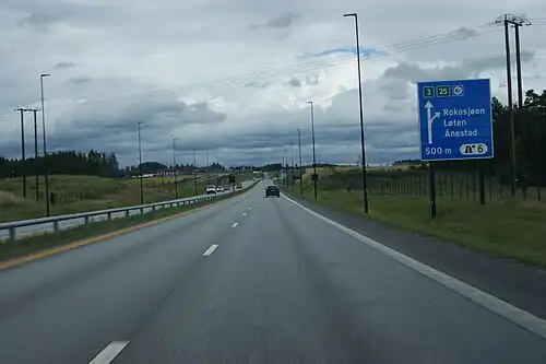 La Rv3 à Myklegard.