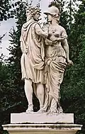 Janus et Bellona par Johann Wilhelm Beyer, 1773–80, Schönbrunn