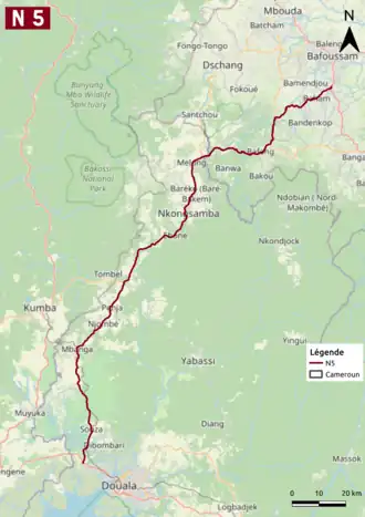 Image illustrative de l’article Route nationale 5 (Cameroun)