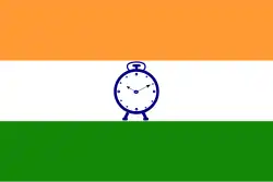 Drapeau du Nationalist Congress Party