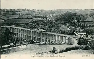 Le viaduc au début du XXe&nbsp;siècle