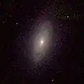 NGC 3521 dans l'infrarouge proche par l'étude 2MASS.