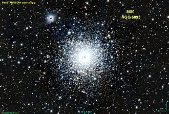 Image illustrative de l’article M80 (amas globulaire)