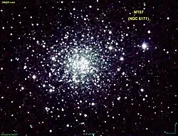 Messier 107 dans le domaine de l'infrarouge par le relevé 2MASS.