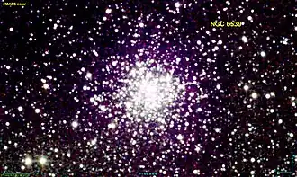 NGC 6539 en infrarouge par le relevé 2MASS.