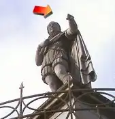 Statue de Charles-Félix à Nice (détail).