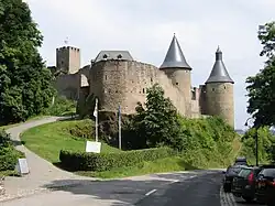 Le château de Bourscheid, Luxembourg
