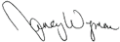 Signature de Nancy Wyman
