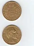 Pièce de 20 francs de 1857.