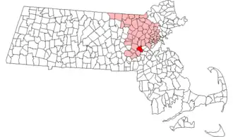 Localisation de Natick