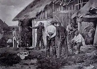 Ne bouge pas ! Souvenirs de grandes manœuvres, 1882 (reproduction par photoglyptie)