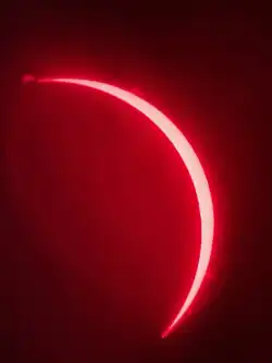 Partiel vu de Dexter, Ontario.