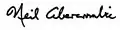 Signature de Neil Abercrombie