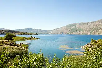 Lac Nemrut, vue nord-est
