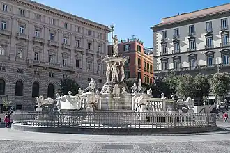 Fontaine de Neptune, Naples.