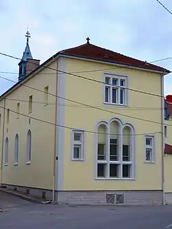 la chapelle de la maison de retraite.