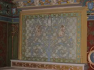 Peinture de la Vierge, datant du XIXe&nbsp;siècle.