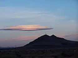 Altocumulus lenticularis aux États-Unis dans le Nouveau-Mexique.