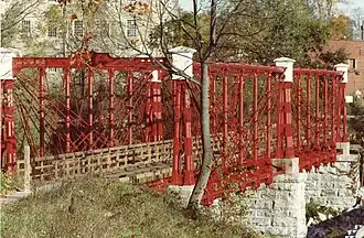 Le pont en 1984, après la restauration réalisée par WM&A.