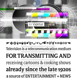Échantillon de la police ''Videtur'' dessinée par Axel Bertram et Andreas Frohloff à partir de la police qu’il avait créée pour la télévision est-allemande, publiée par FontFont.