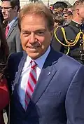 Nick Saban d'Alabama.