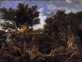 Apollon et Daphné de Nicolas Poussin, 1661–1664 (Musée du Louvre, Paris)
