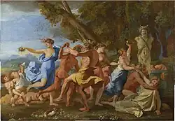 Nicolas Poussin - Bacchanale devant un terme (1632-3)