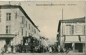 La rue de Nancy, avant la Première Guerre mondiale.