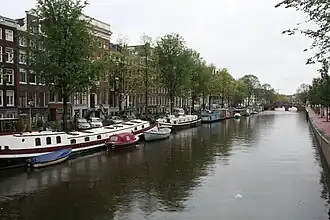 Vue du Nieuwe Keizersgracht.