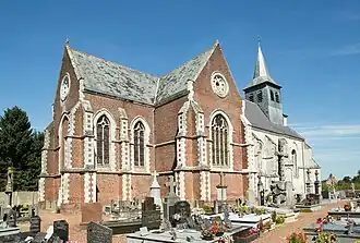 L'église Saint-Vaast.